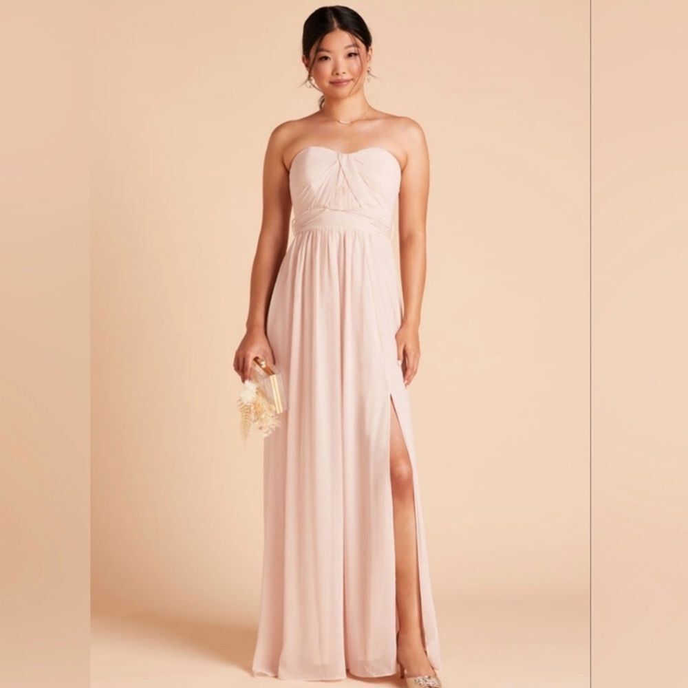 NWT STUNNINGLY VERSATILE BIRDY GREY CONVERSION DRESS CHRISTINA IN VINTAGE BLUSH